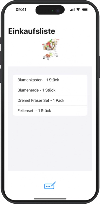 Einkaufsliste